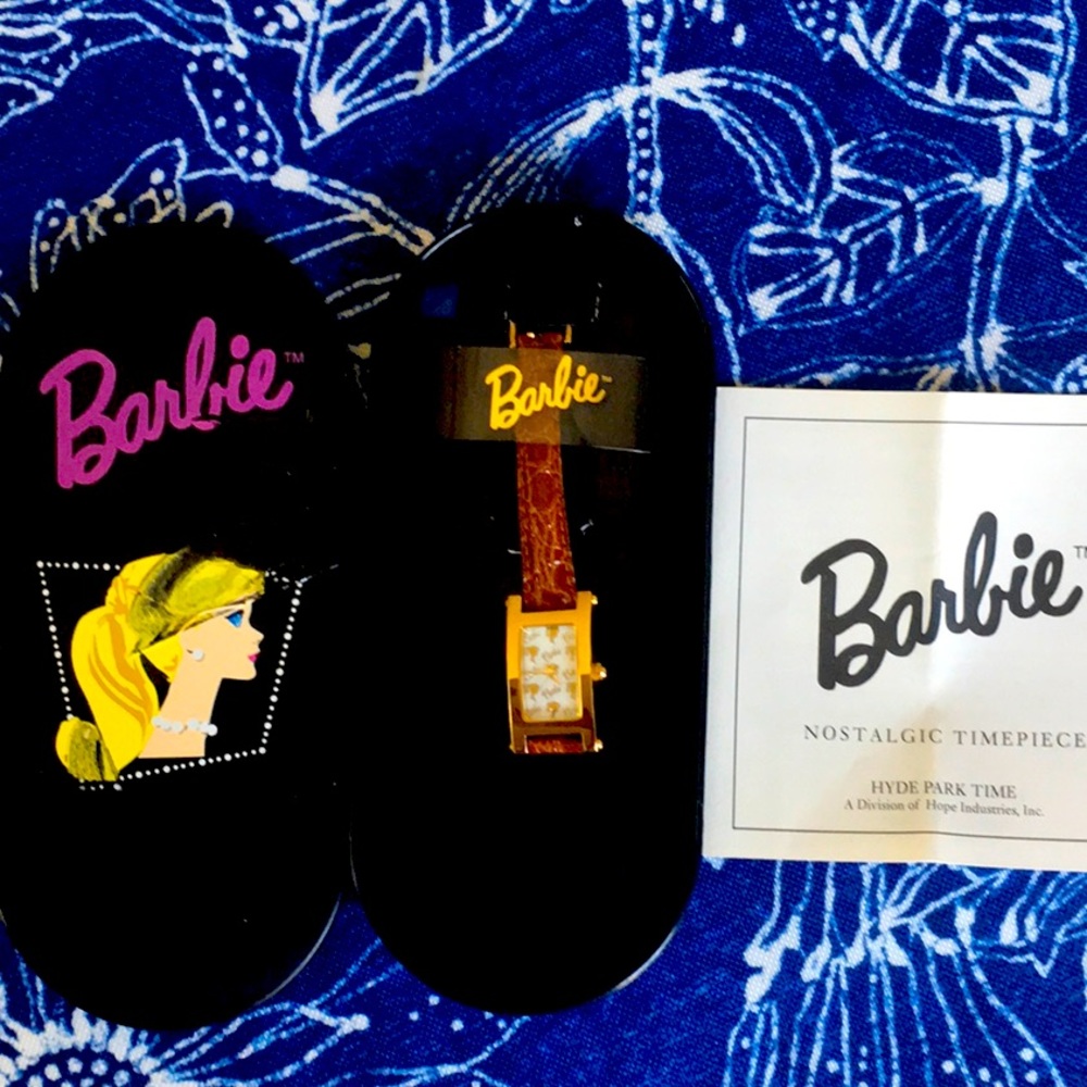 Vintage RARE “BARBIE” Slim Nostalgic Timepiece Watch